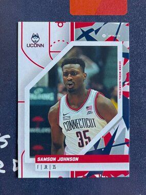 2023-24 ONIT UConn Samson Johnson Base #10 NIL Card